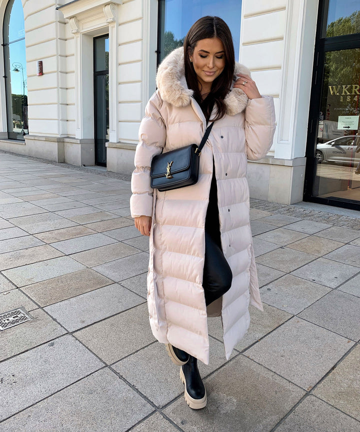 Grace | Beige Parka Jacket for Women