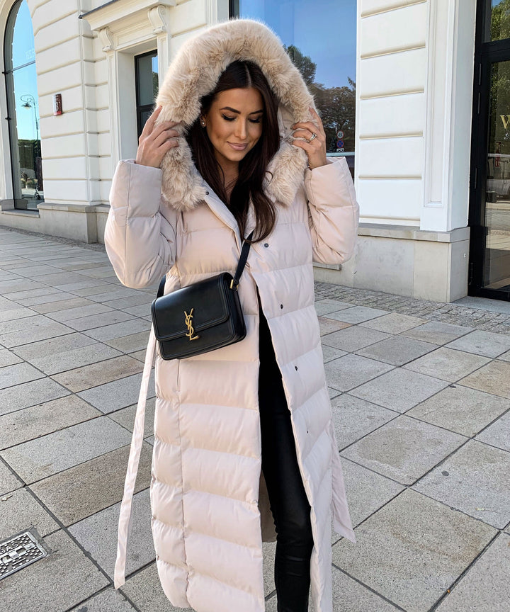 Grace | Beige Parka Jacket for Women