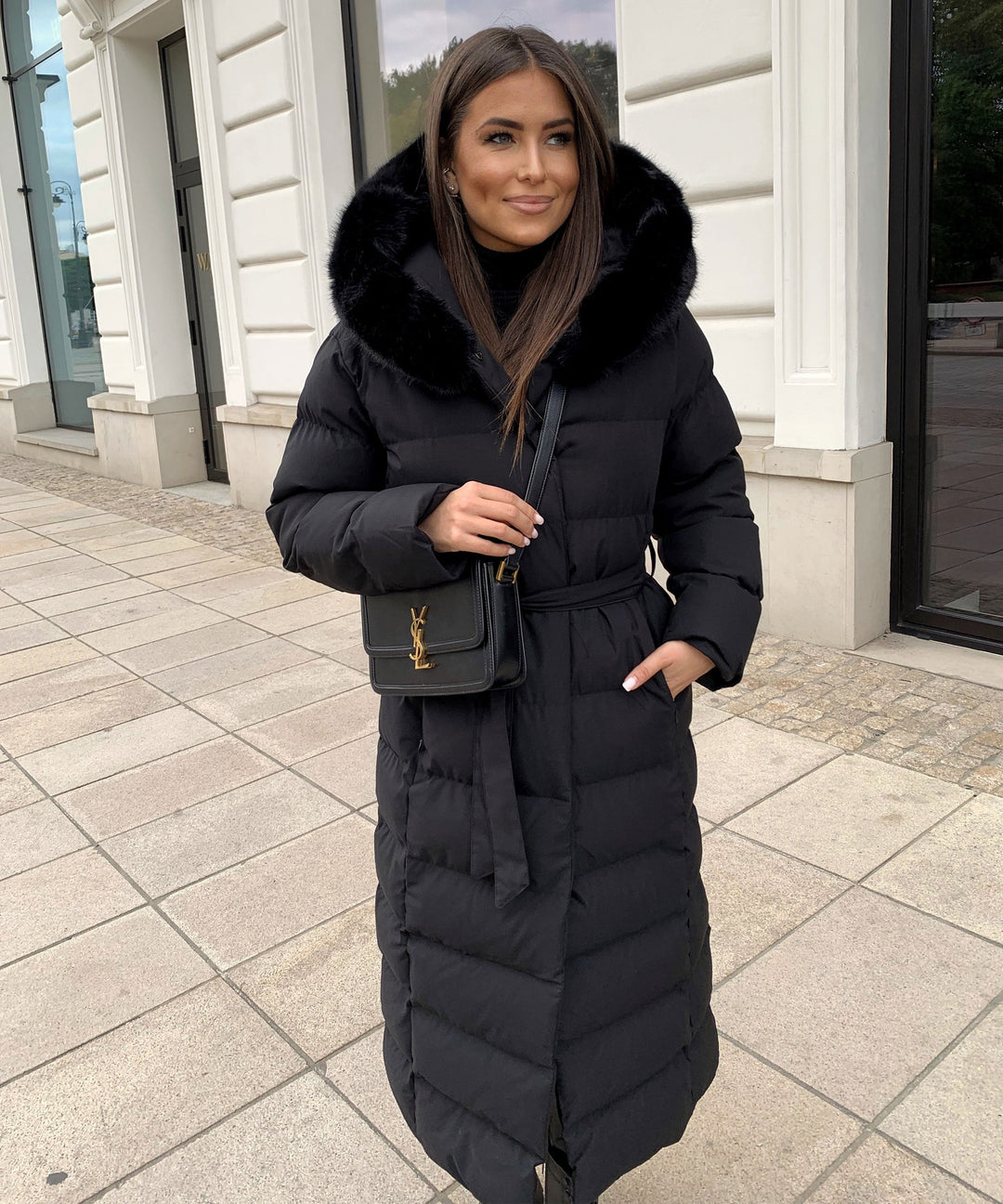 Clara | Black Winter Parka Jacket