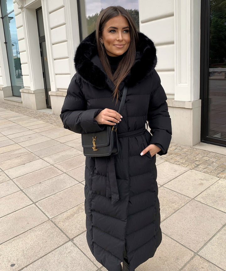 Clara | Black Winter Parka Jacket