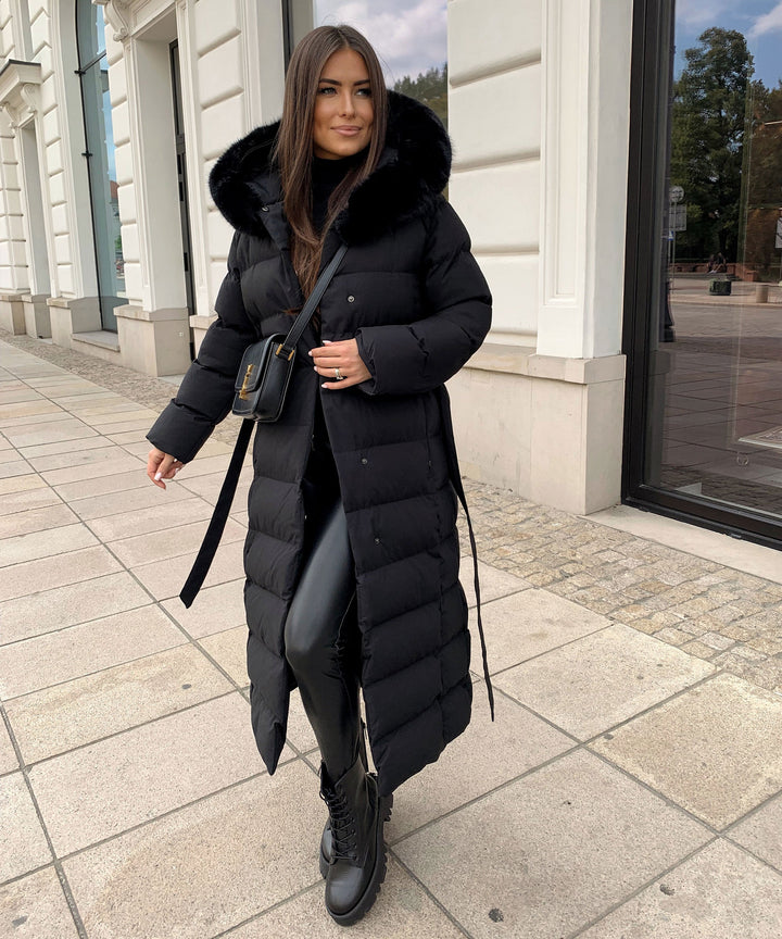 Clara | Black Winter Parka Jacket