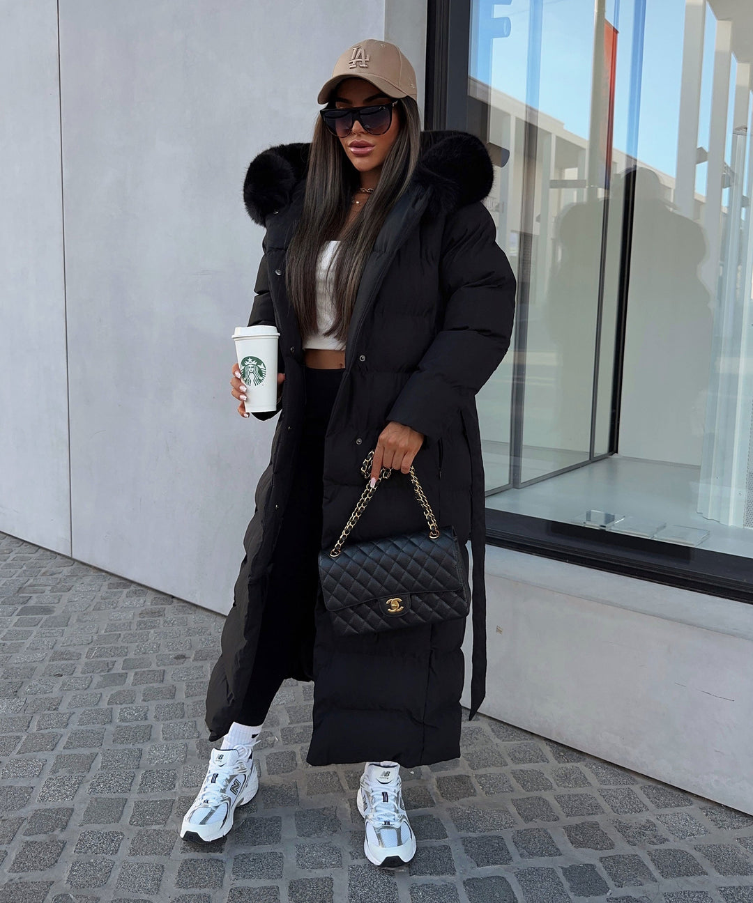 Clara | Black Winter Parka Jacket
