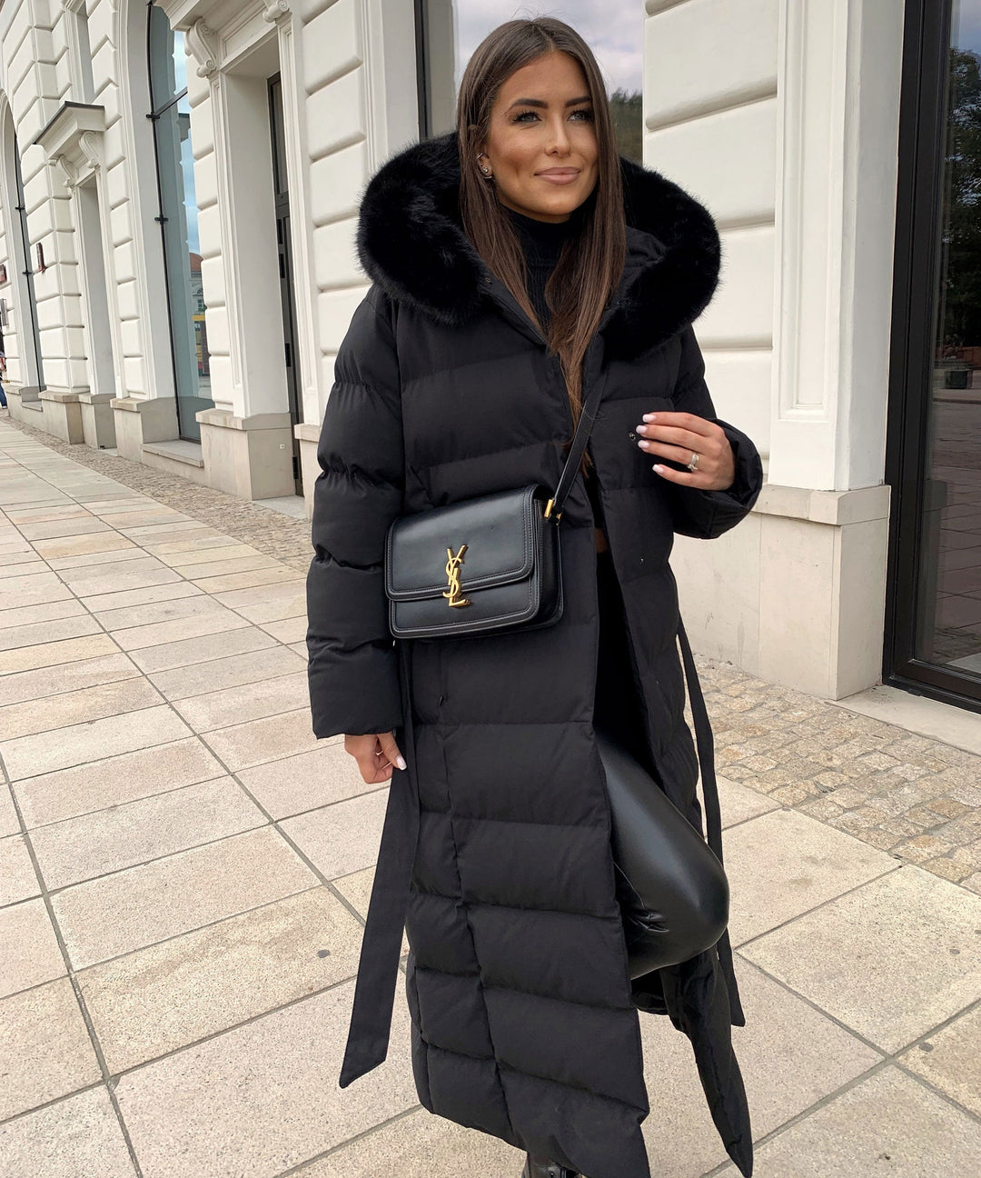 Clara | Black Winter Parka Jacket
