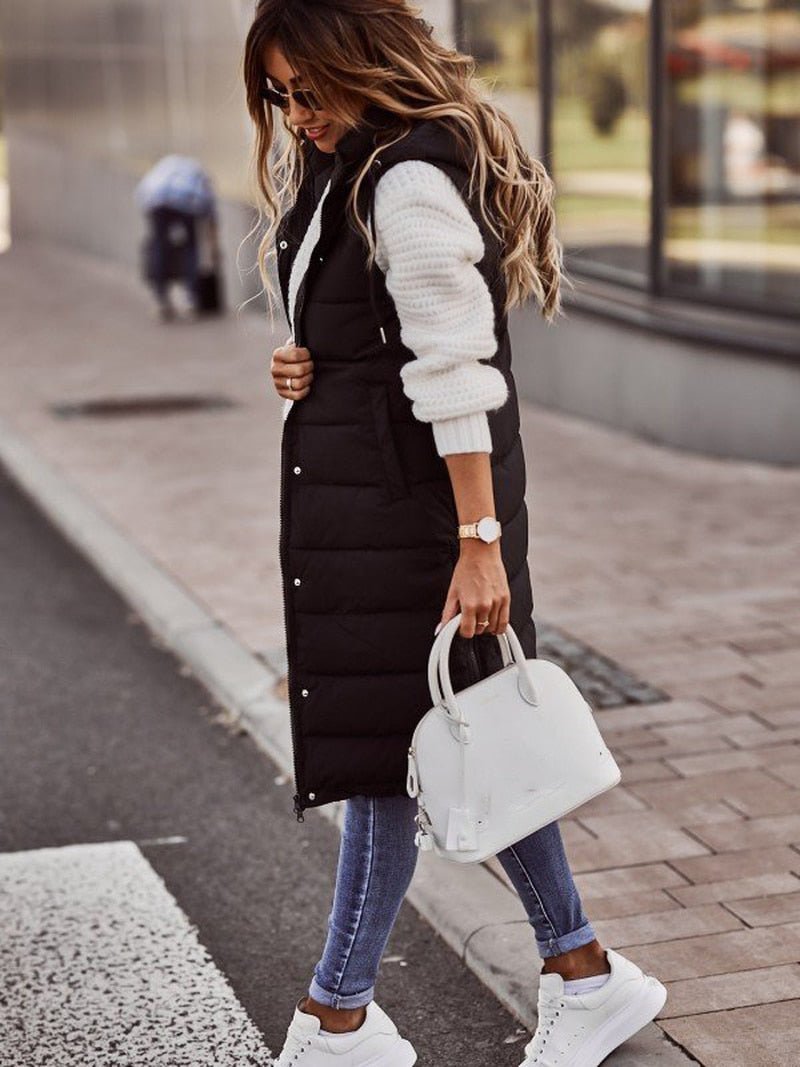 Hope | Women's Quilted Vest with Hood