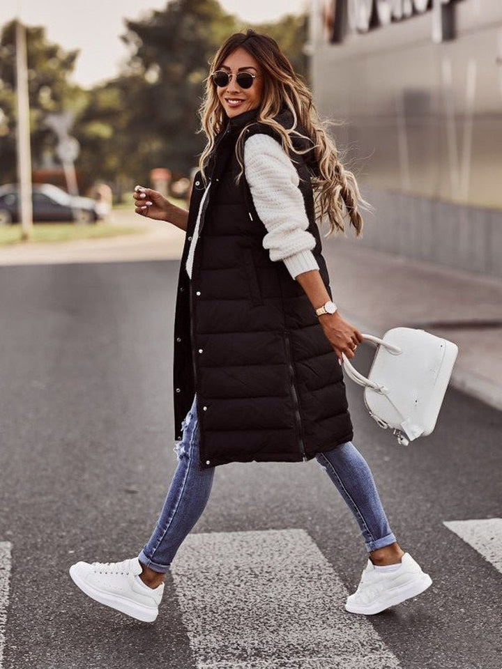 Hope | Women's Quilted Vest with Hood