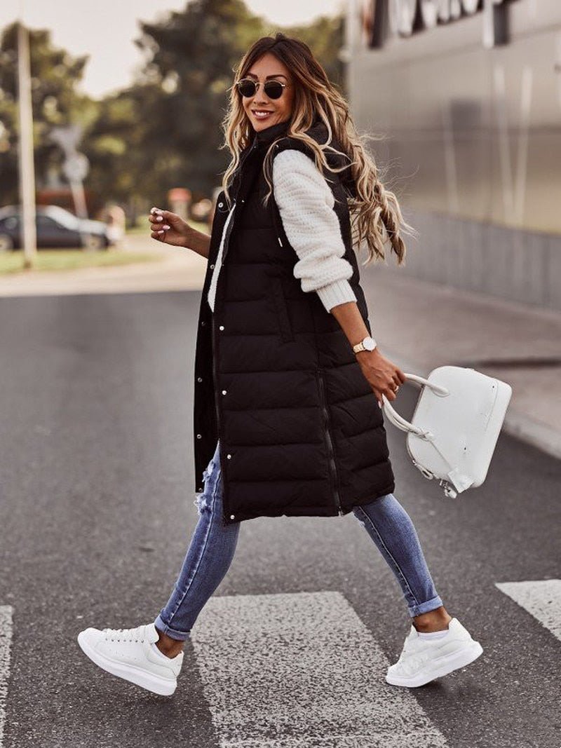 Hope | Women's Quilted Vest with Hood