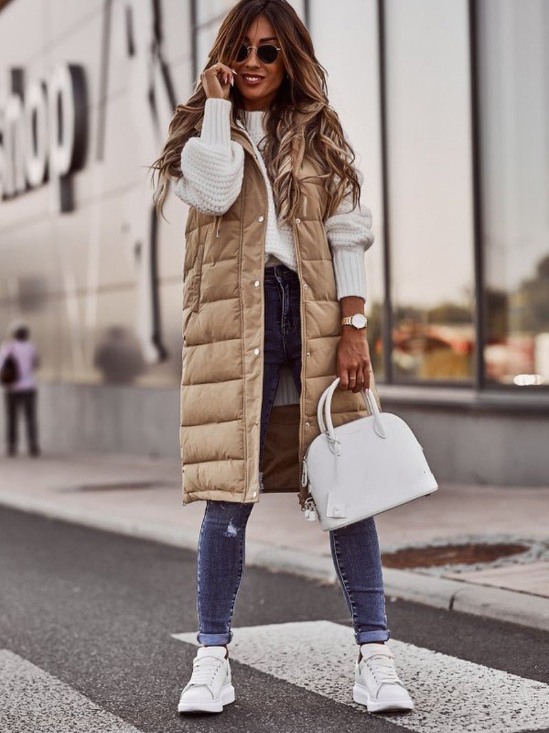 Hope | Women's Quilted Vest with Hood