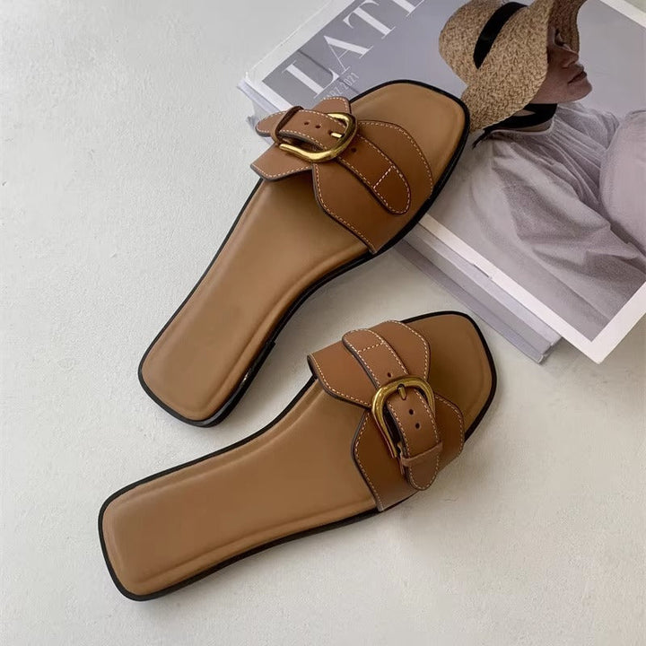 Mackenzie | Elegant Strap Flats for Women