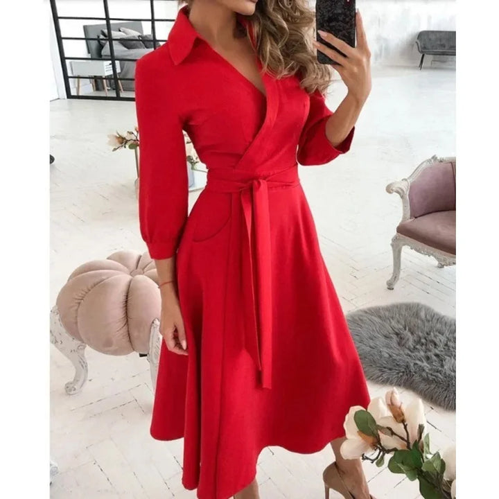 Milena | Elegant Wrap Dress for Chic Occasions