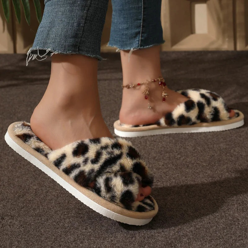 Zoe | Women's Cozy Open-Toe Slippers
