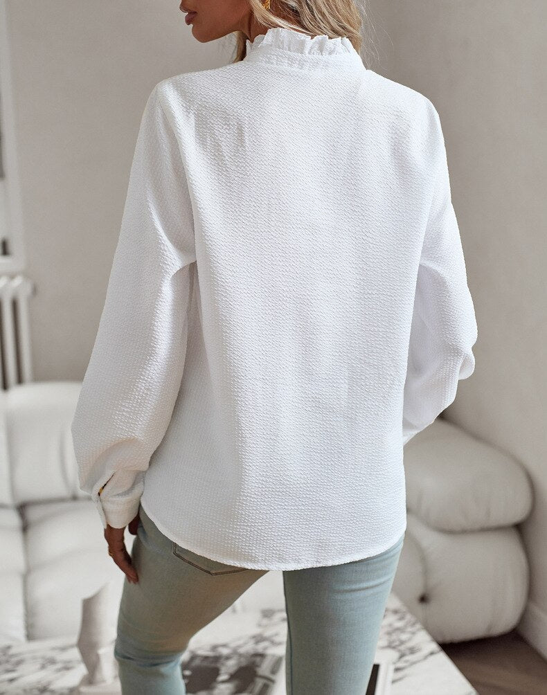 Lila | Chic Ruffled Top for Modern Women