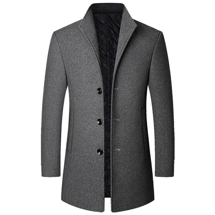 Charles | Men's Quilted Single-Breasted Coat