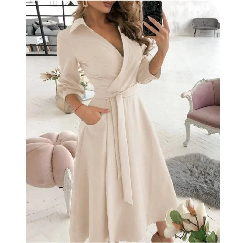 Milena | Elegant Wrap Dress for Chic Occasions