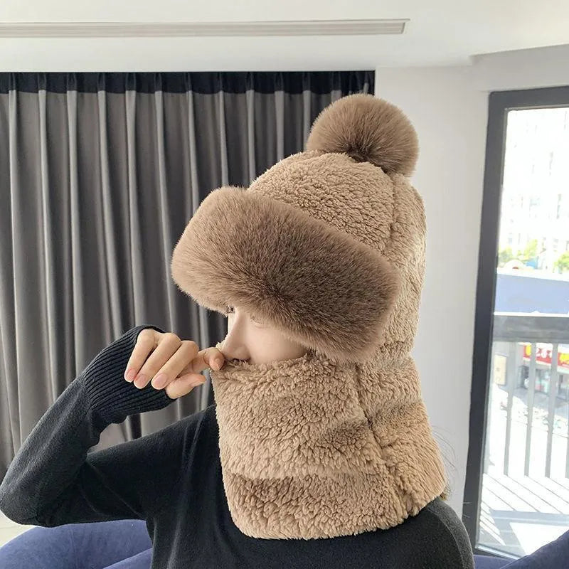 Cozy Women's Winter Beanie with Scarf