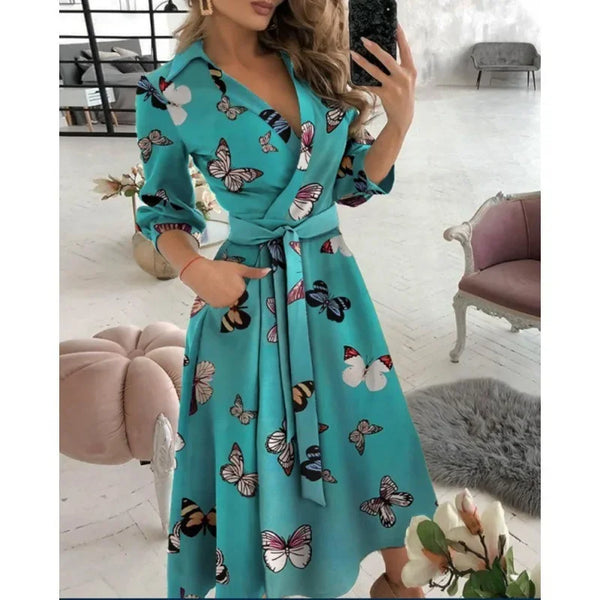Milena | Elegant Wrap Dress for Chic Occasions