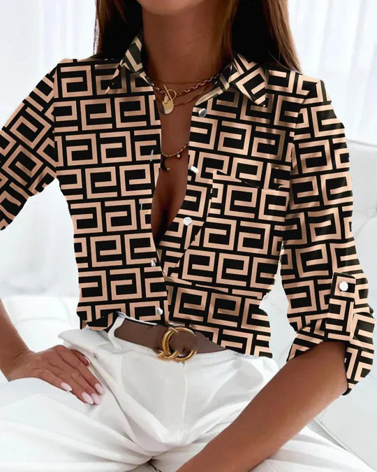 Delilah | Trendy Striped Top for Easy Elegance