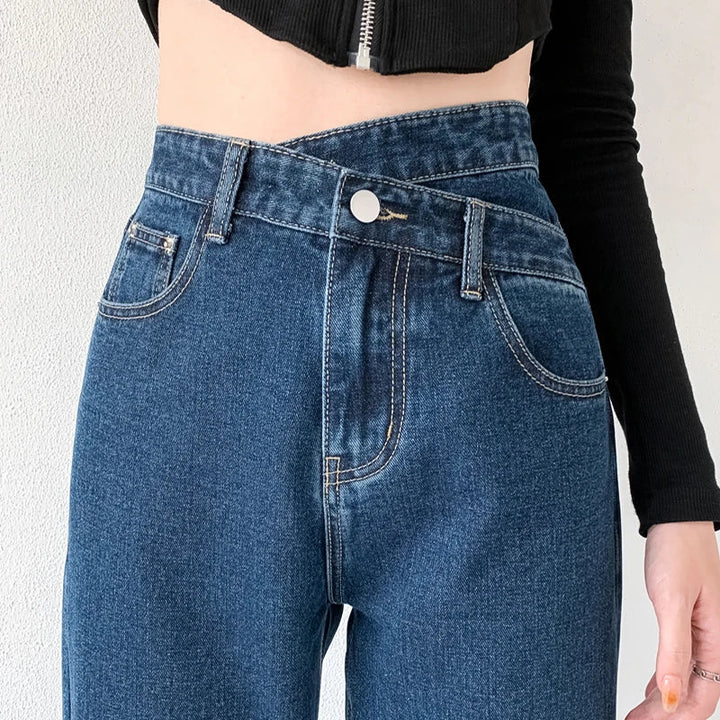 Ava | Stylish High-Waist Mom Jeans for Women