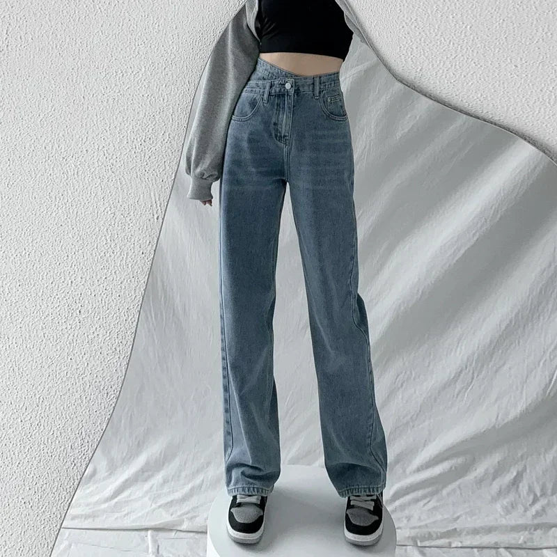 Ava | Stylish High-Waist Mom Jeans for Women