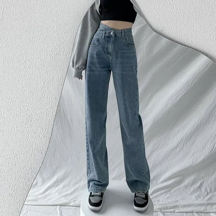 Ava | Stylish High-Waist Mom Jeans for Women