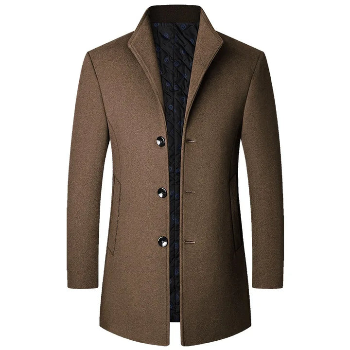 Charles | Men's Quilted Single-Breasted Coat