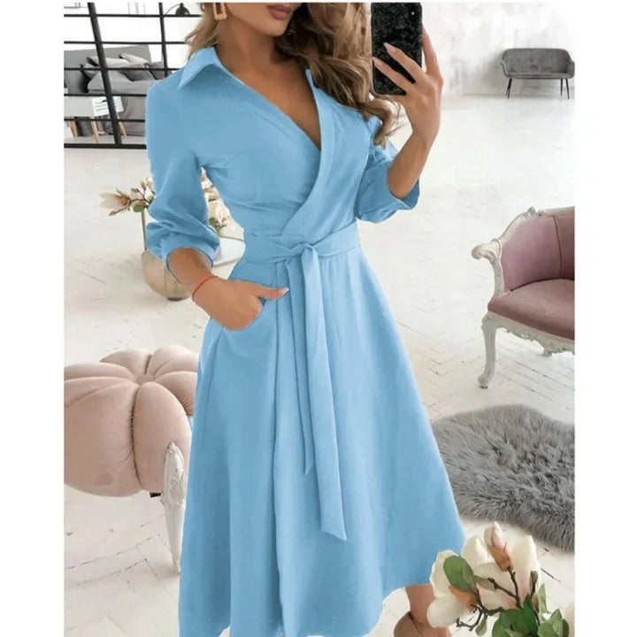 Milena | Elegant Wrap Dress for Chic Occasions