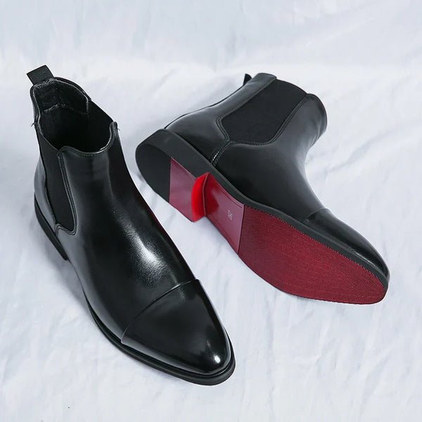 Edward | Leather Chelsea boots for men
