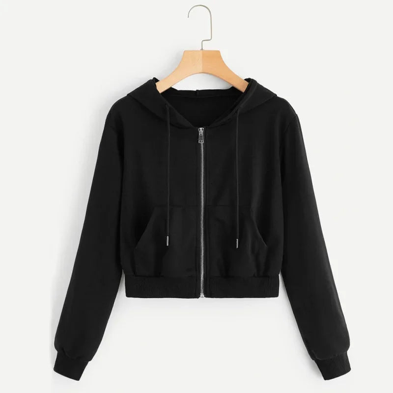Ava | Women's Short Winter Hoodie Sweatshirt