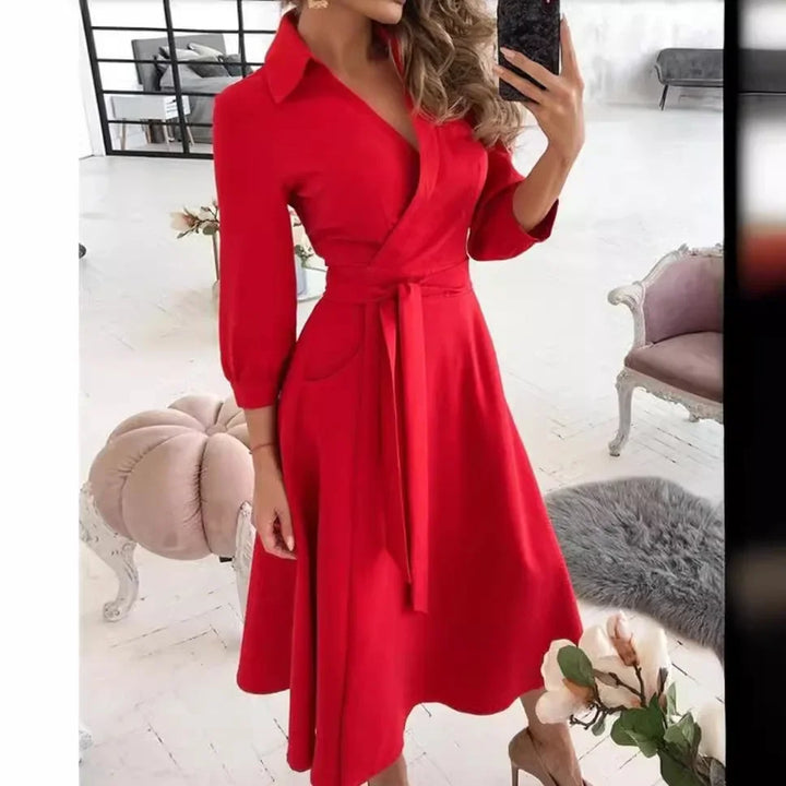 Milena | Elegant Wrap Dress for Chic Occasions