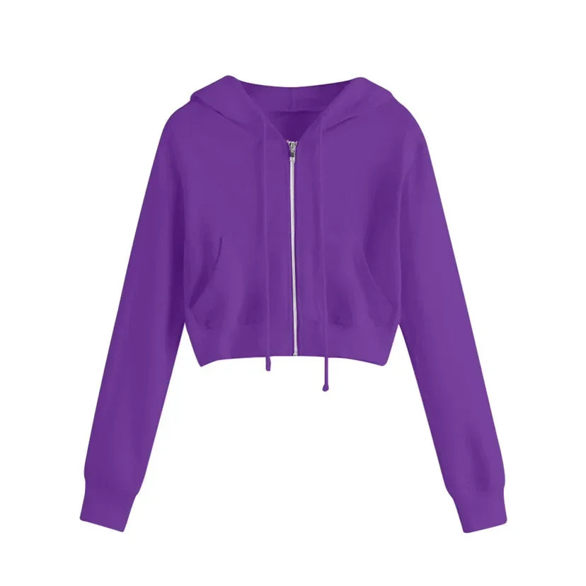 Ava | Women's Short Winter Hoodie Sweatshirt