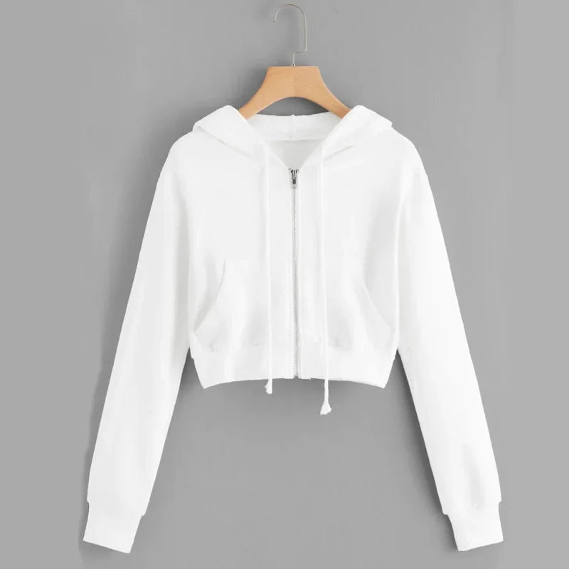 Ava | Women's Short Winter Hoodie Sweatshirt