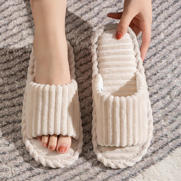 Lily | Open-Toe Unisex Indoor Slippers