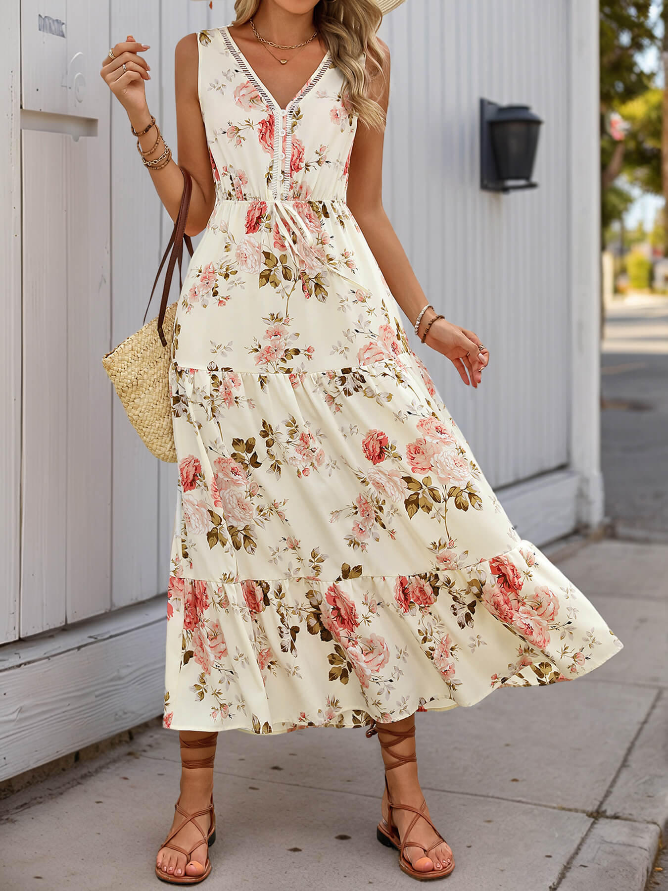 Emma - Long Floral Dress