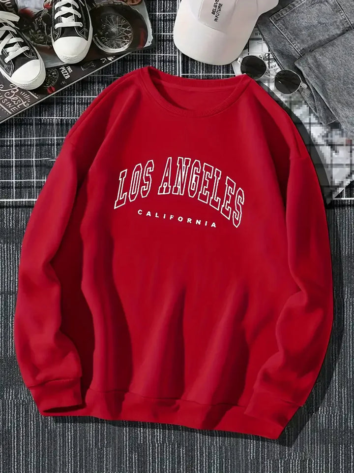 Kate | Unisex Printed Winter Sweatshirt with Crewneck