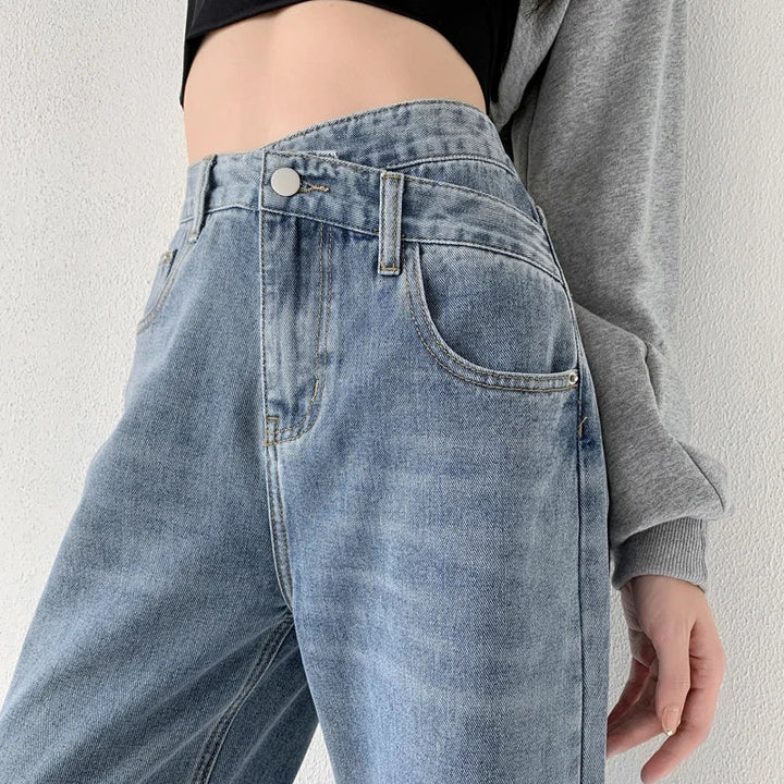 Ava | Stylish High-Waist Mom Jeans for Women