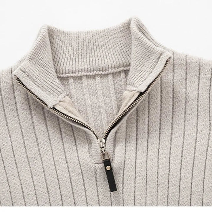 Aaron | Men's Half-Zip Sweater