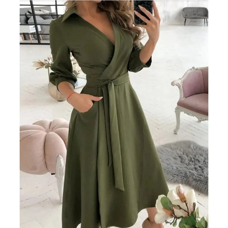 Milena | Elegant Wrap Dress for Chic Occasions