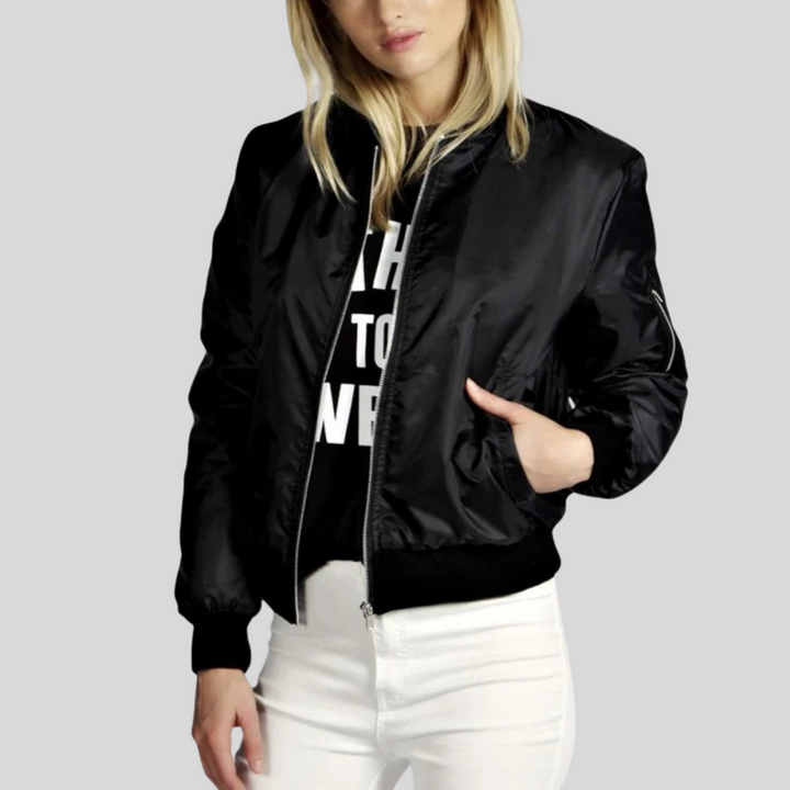 Lily | Women's Long Sleeve Bomber Jacket