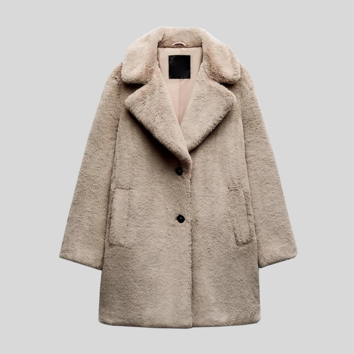 Anna | Classic Women's Teddy Coat
