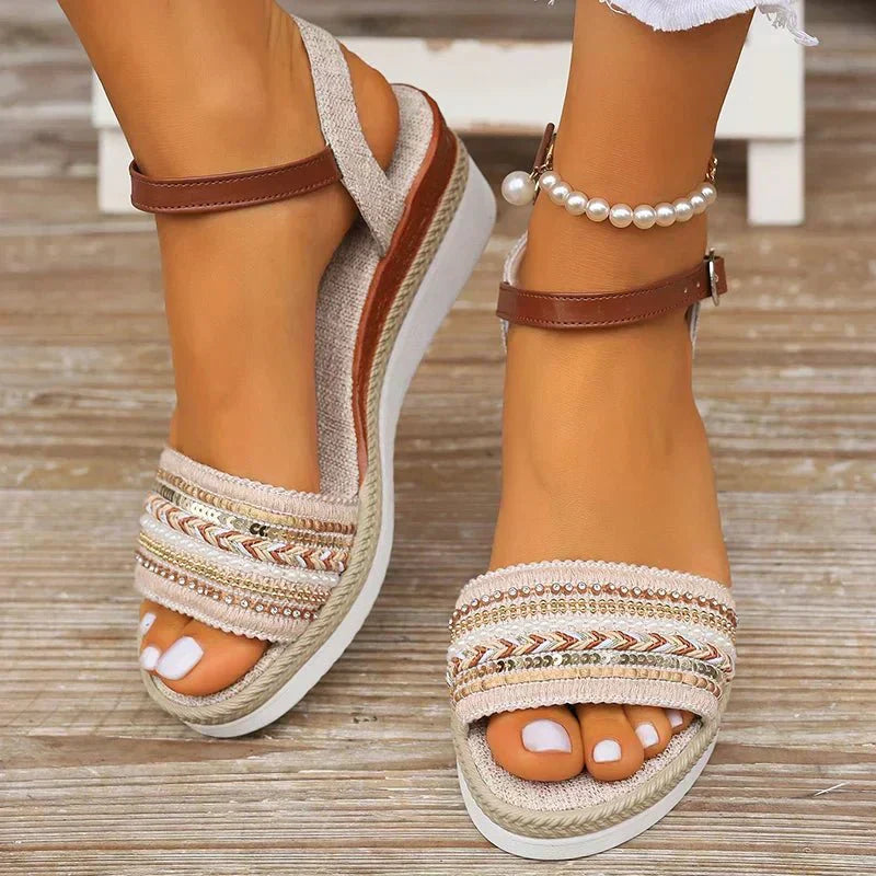 Violet | Chic Coastal Sandals for Sunny Days