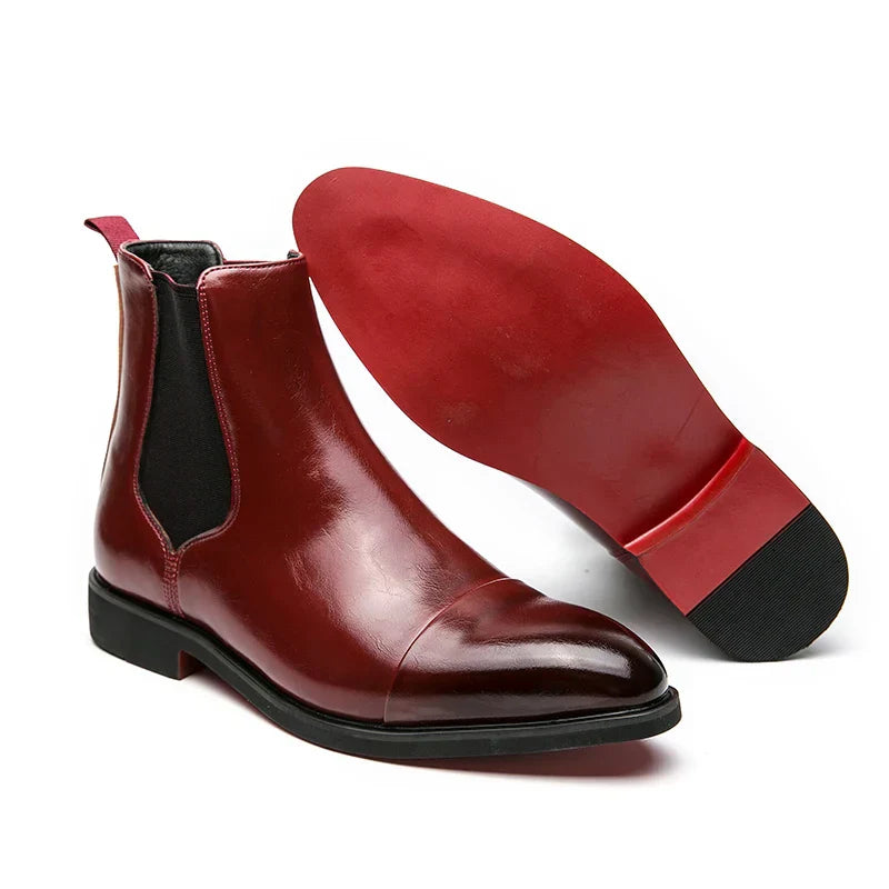 Edward | Leather Chelsea boots for men