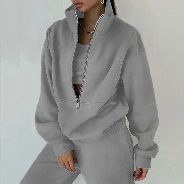 Sofia | Women's Casual Winter Sweatshirt and Pants Set