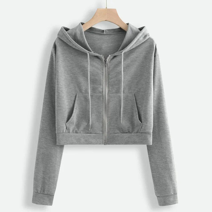 Ava | Women's Short Winter Hoodie Sweatshirt