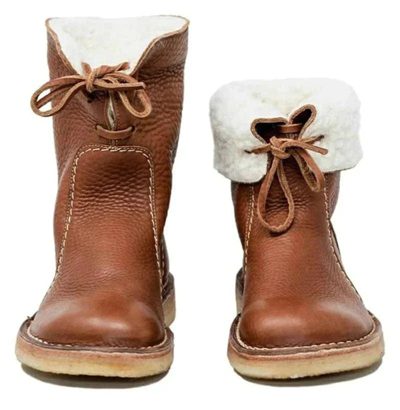 Kate | Winter-Ready Fleece Boots with Wool Lining