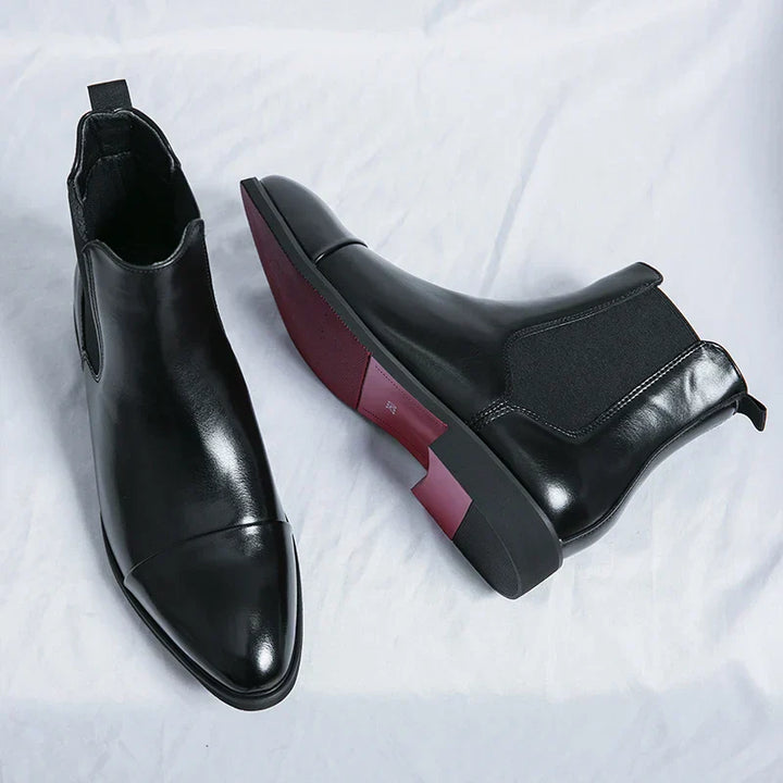 Edward | Leather Chelsea boots for men