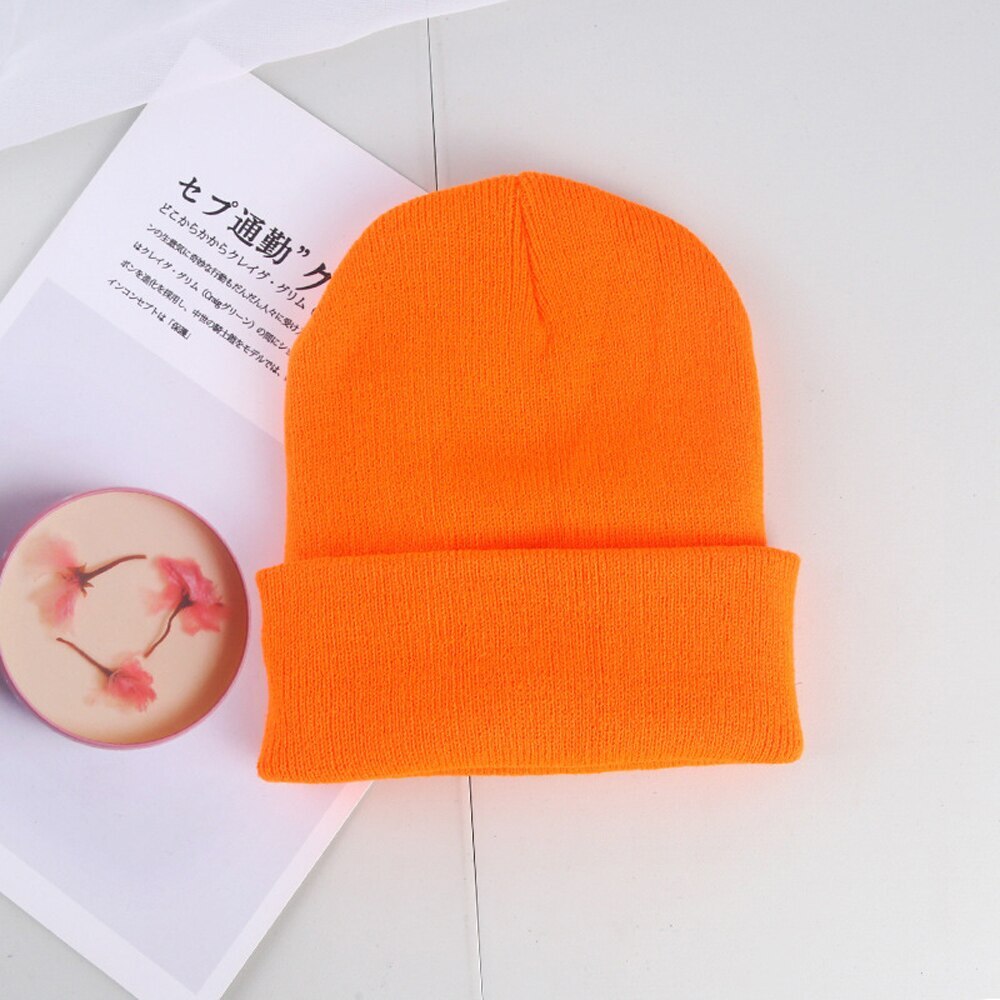 Unisex Knit Beanie with Folded Cuff