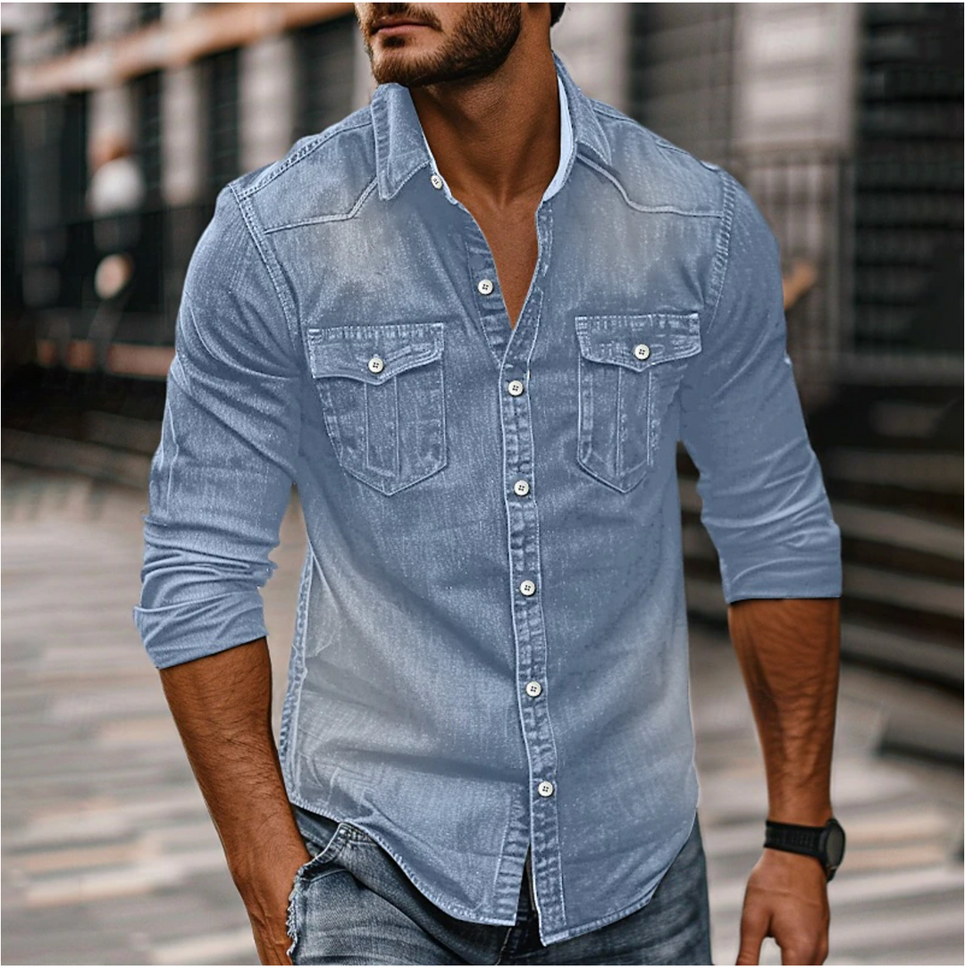 Hans | Denim Shirt for Men