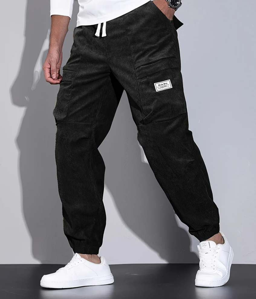Oliver | Men's Stylish Corduroy Pants with Pockets