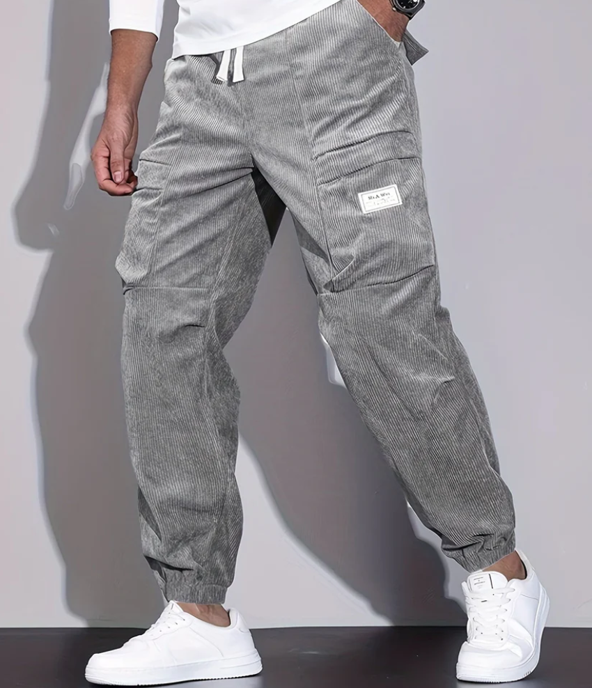 Oliver | Men's Stylish Corduroy Pants with Pockets