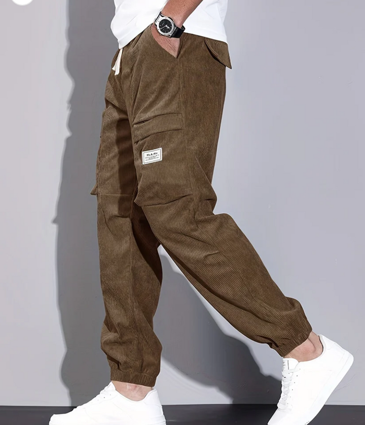 Oliver | Men's Stylish Corduroy Pants with Pockets