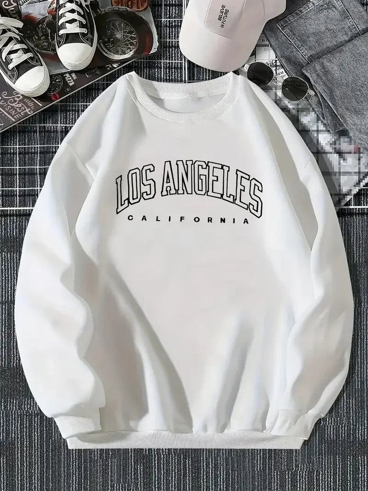 Kate | Unisex Printed Winter Sweatshirt with Crewneck